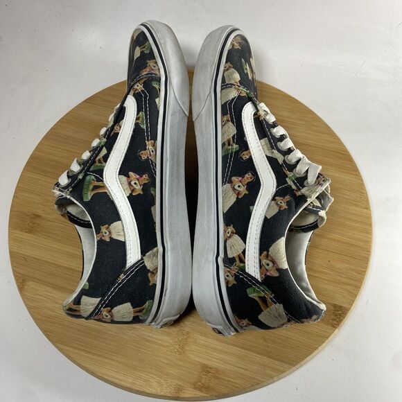 Vans Authentic Hula Girl Aloha Black Lace-Up Mens 7.5 US Womens 9 - Picture 6 of 8